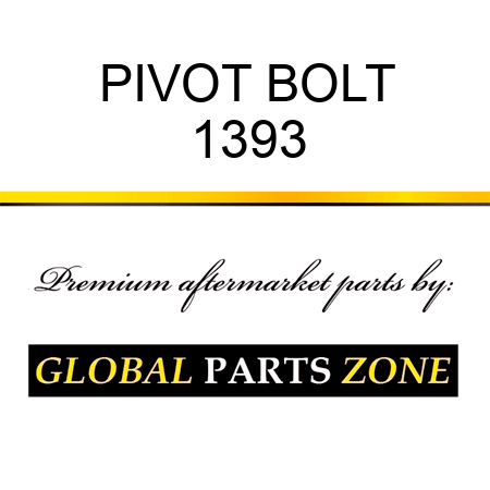 PIVOT BOLT 1393