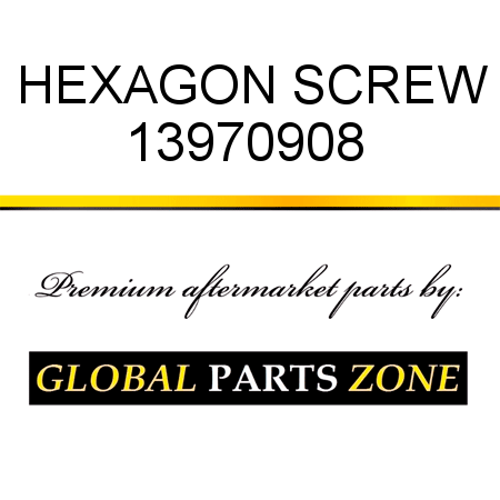 HEXAGON SCREW 13970908 