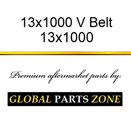 13x1000 V Belt 13x1000