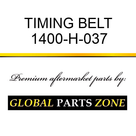 TIMING BELT 1400-H-037