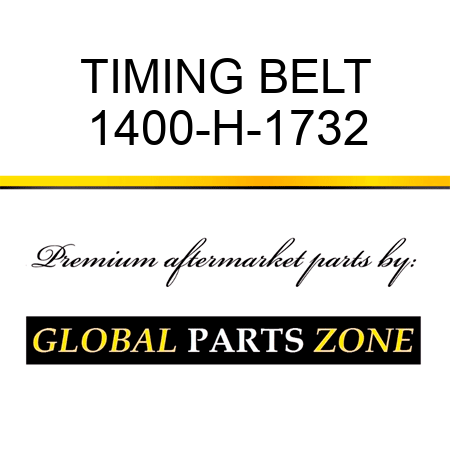 TIMING BELT 1400-H-1732