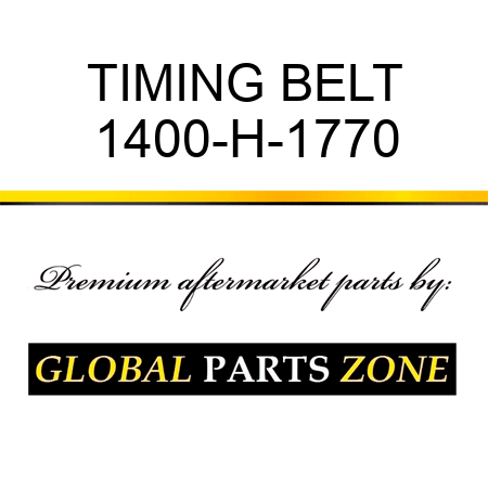 TIMING BELT 1400-H-1770