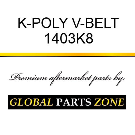 K-POLY V-BELT 1403K8