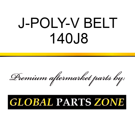 J-POLY-V BELT 140J8