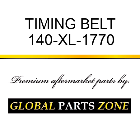 TIMING BELT 140-XL-1770