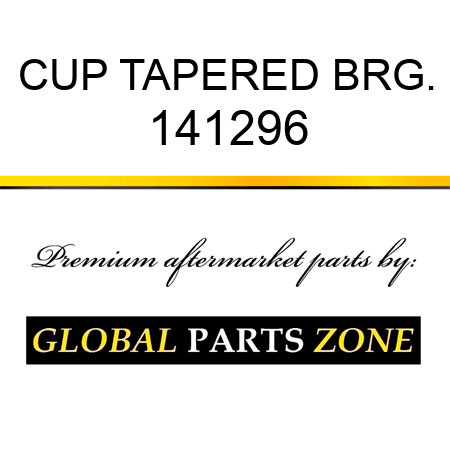 CUP TAPERED BRG. 141296