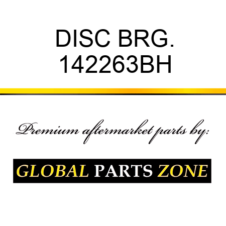 DISC BRG. 142263BH