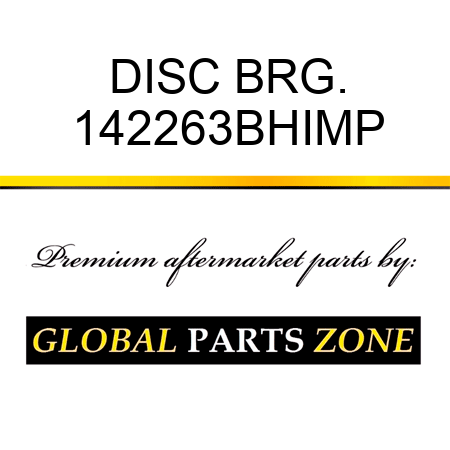 DISC BRG. 142263BHIMP