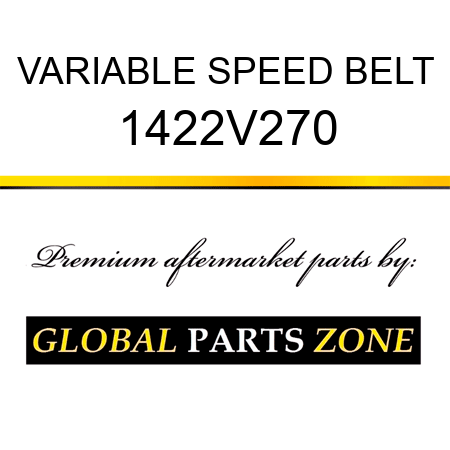 VARIABLE SPEED BELT 1422V270