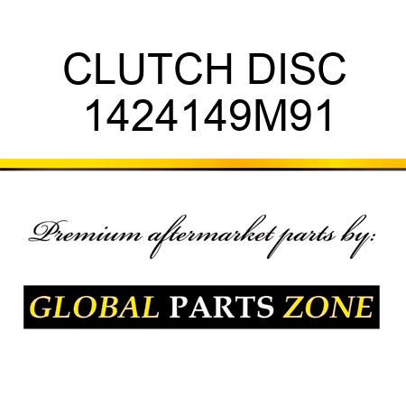 CLUTCH DISC 1424149M91