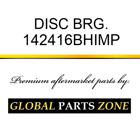 DISC BRG. 142416BHIMP