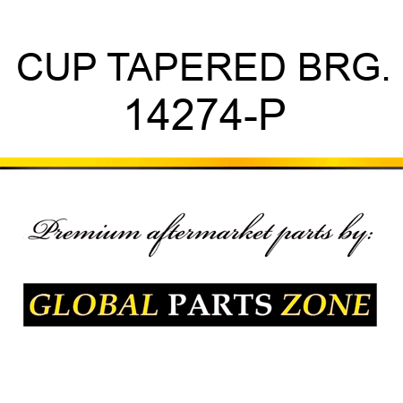 CUP TAPERED BRG. 14274-P