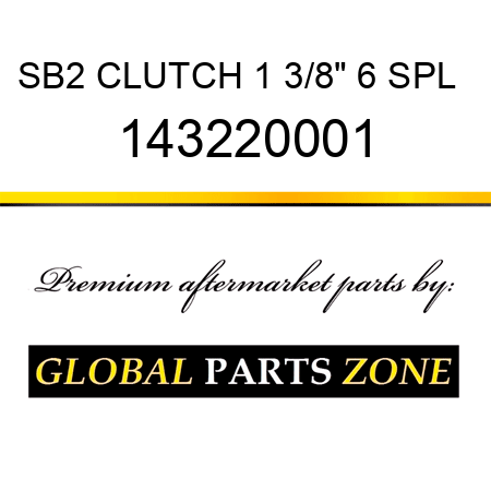 SB2 CLUTCH 1 3/8