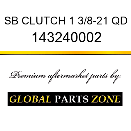 SB CLUTCH 1 3/8-21 QD 143240002