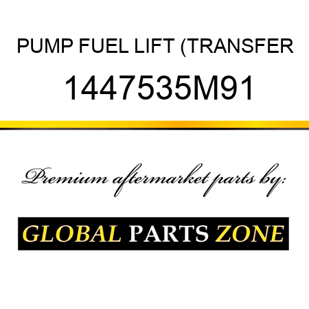 PUMP FUEL LIFT (TRANSFER 1447535M91