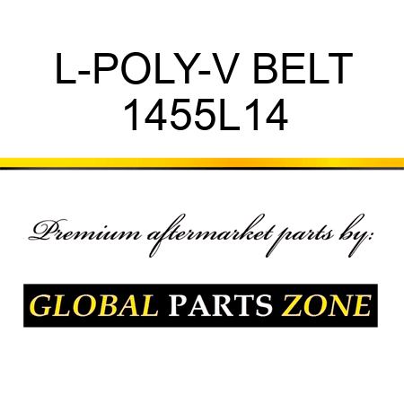 L-POLY-V BELT 1455L14