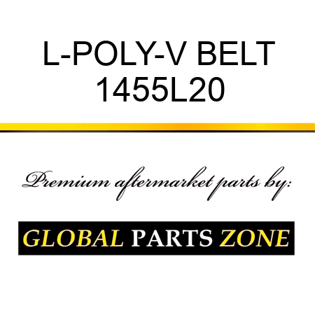 L-POLY-V BELT 1455L20