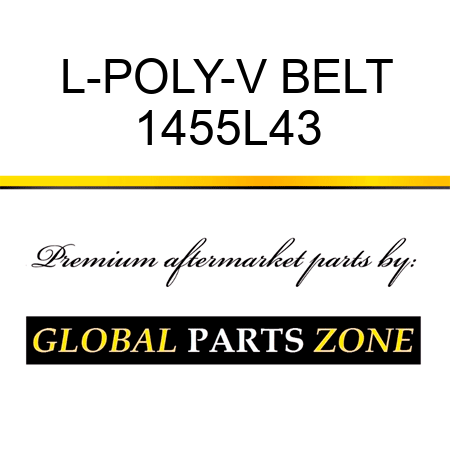 L-POLY-V BELT 1455L43