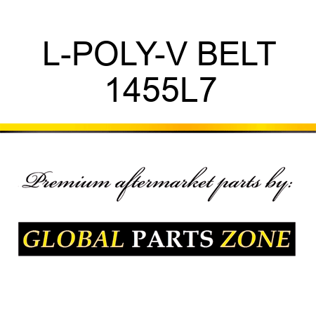 L-POLY-V BELT 1455L7