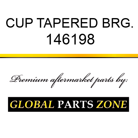 CUP TAPERED BRG. 146198