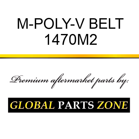 M-POLY-V BELT 1470M2