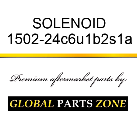 SOLENOID 1502-24c6u1b2s1a