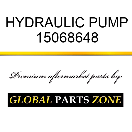 HYDRAULIC PUMP 15068648