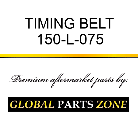 TIMING BELT 150-L-075