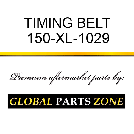 TIMING BELT 150-XL-1029