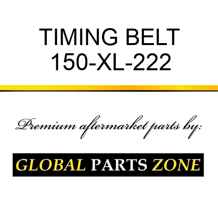 TIMING BELT 150-XL-222