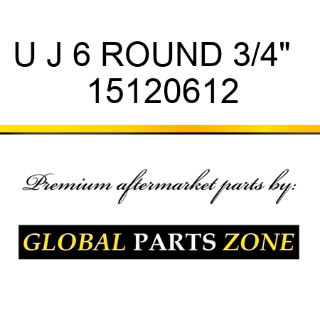 U J 6 ROUND 3/4