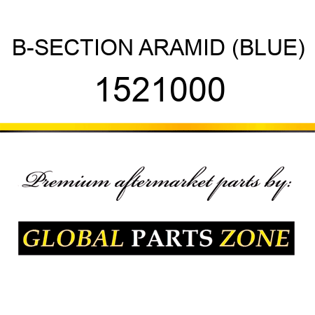 B-SECTION ARAMID (BLUE) 1521000