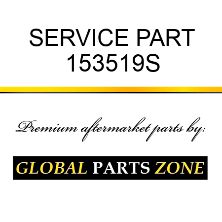 SERVICE PART 153519S