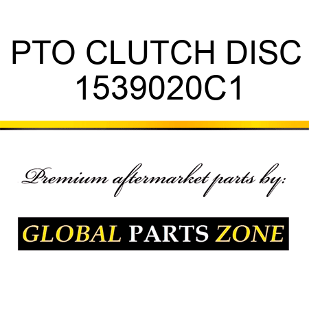 PTO CLUTCH DISC 1539020C1