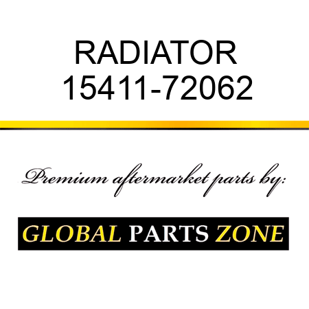 RADIATOR 15411-72062