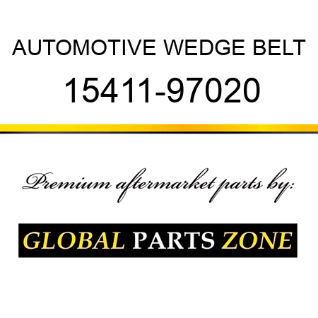 AUTOMOTIVE WEDGE BELT 15411-97020