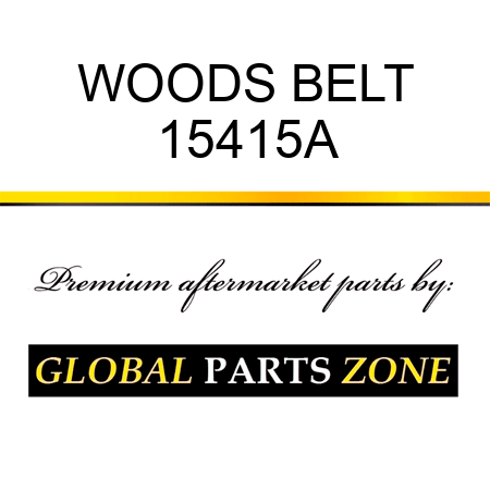 WOODS BELT 15415A