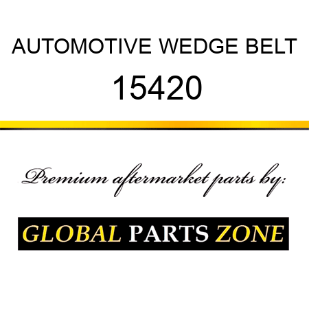 AUTOMOTIVE WEDGE BELT 15420