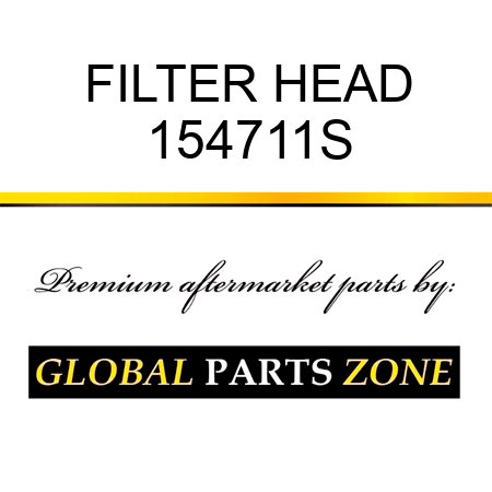 FILTER HEAD 154711S