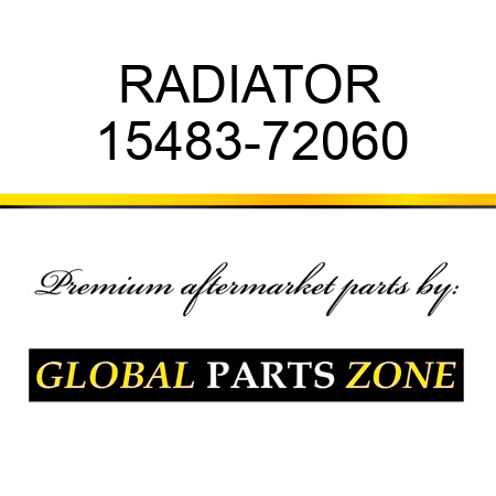 RADIATOR 15483-72060