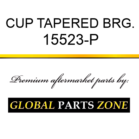 CUP TAPERED BRG. 15523-P