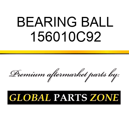 BEARING BALL 156010C92