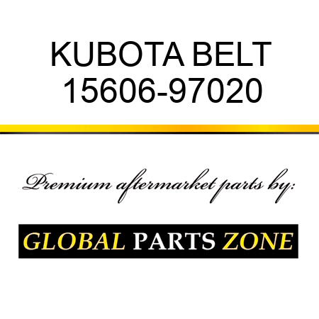 KUBOTA BELT 15606-97020