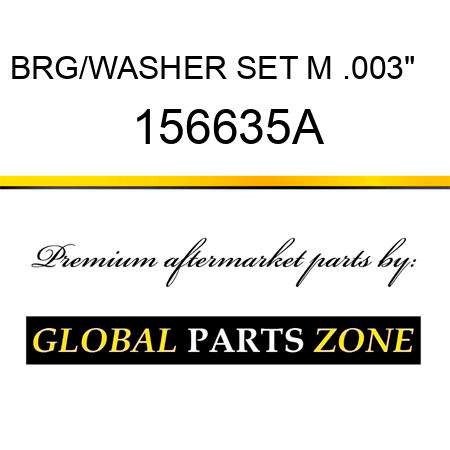 BRG/WASHER SET M .003