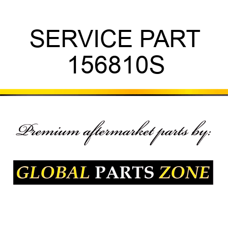 SERVICE PART 156810S