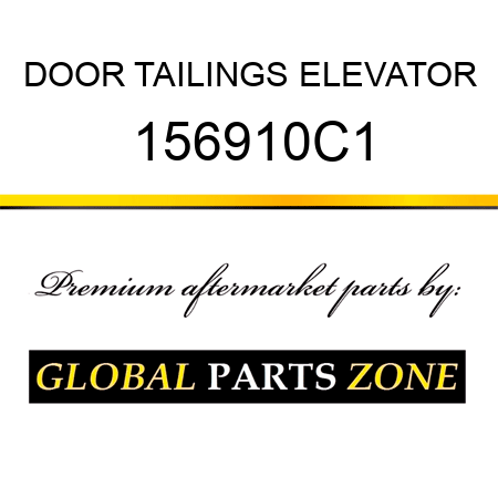 DOOR TAILINGS ELEVATOR 156910C1