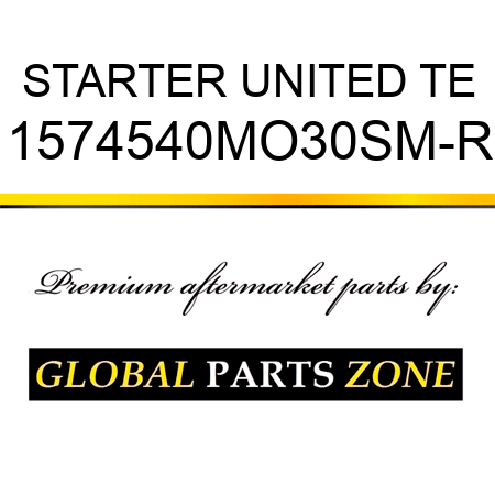 STARTER UNITED TE 1574540MO30SM-R