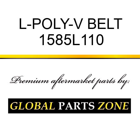 L-POLY-V BELT 1585L110