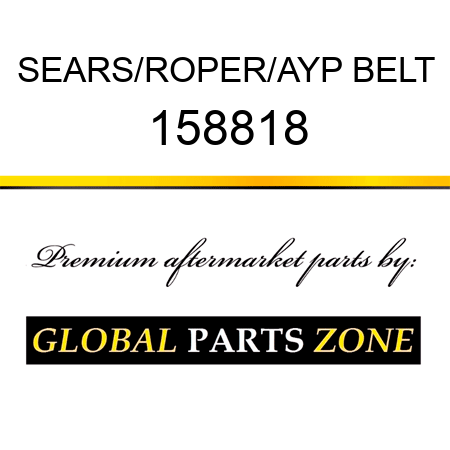 SEARS/ROPER/AYP BELT 158818