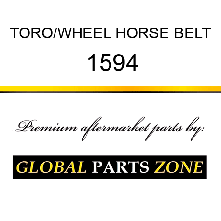 TORO/WHEEL HORSE BELT 1594